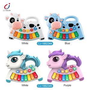 Chengji Juguetes baby plastique jouet éducatif pour bébé instrument de musique animal <span class=keywords><strong>piano</strong></span> jouet clavier pour bébé - Product Image 4