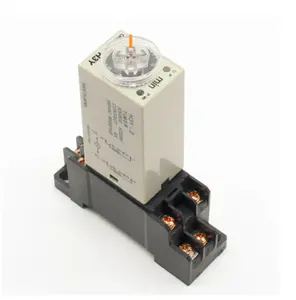 1pcs H3Y-2 AC 220V Delay Timer Time Relay 0 - 30 Minute/Seconds with Base