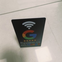Support pour carte de visite NFC RFID Google, mini-étiquette en plastique, fréquence 1K 13,56 MHz, PVC, cadeau pour usage hôtelier