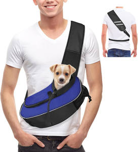 Échantillon gratuit Vente en gros Porte-bébé pour chien Sling pour chien mains libres avec filet respirant - Product Image 1