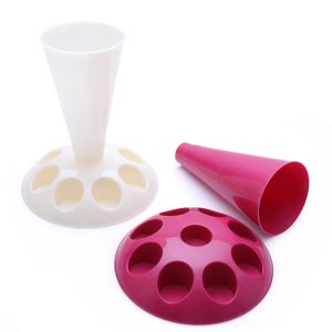Vendita calda per bambini <span class=keywords><strong>mini</strong></span> sacchetti di pasticceria rotondi in plastica rossa ugelli per crema porta attrezzi supporto per tubazioni per pasticceria - Product Image 1