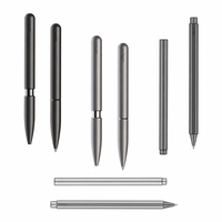 Coque de stylo sur mesure usinée CNC en titane, laiton, cuivre |   Précision 4 axes 5 axes ±0,002 mm |   Couvre-stylo à bille OEM