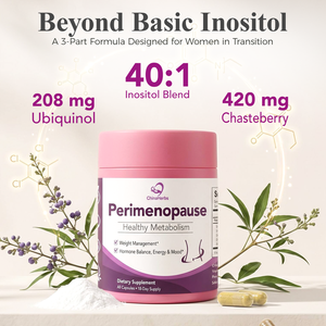 Chinaherbs Private Label Myo-Inositol 40:1 <b>Supplement</b> Perimenopause Support Custom Formula Hormone Balance Women Vegan Capsules - Product Image 2