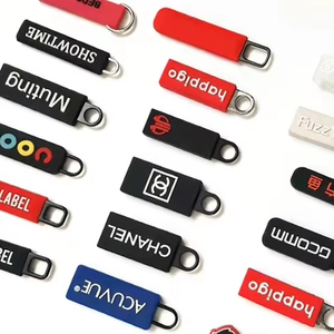 <strong>Custom</strong> Silicone Auto Lock <strong>Zipper</strong> <strong>Sliders</strong> with Embossed <strong>Logo</strong> Oeko-Tex Certified Sustainable - Product Image 1