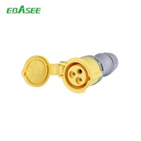 Prise électrique monophasée 3pin 4pin 5pin 10a 13a 63a 125a 40a 16a 32a prise industrielle