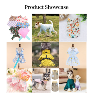 Bandana mignon pour chien, foulard triangulaire réglable pour animaux de compagnie, bavoirs doux et respirants pour chiens de petite, moyenne et grande taille, accessoires de mode pour chiots - Product Image 6