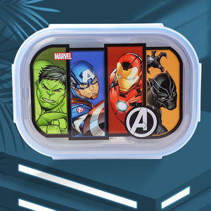 <strong>Marvel</strong> 3 Divided Stainless Steel <strong>Lunch</strong> <strong>Box</strong> for Men Personalized Kids Dining Product - Product Image 5