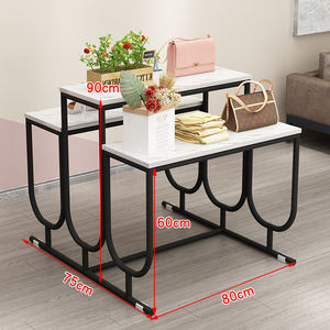 Kệ Trưng Bày Túi Xách Giày Bằng Kim Loại Tùy Chỉnh Giá Để Bàn Trưng Bày Xếp Tầng Bàn Làm Tổ Cho Cửa Hàng Quần Áo Mall - Product Image 6