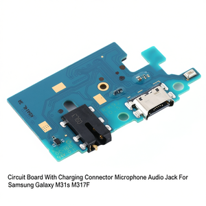 Placa de circuito con conector de carga, micrófono y conector de audio para Samsung Galaxy M31s M317F - Product Image 2