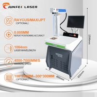 Machine de gravure laser à fibre JUNFEI JPT MOPA 60W 100W 200W sans consommables pour métal, acier inoxydable et gravure laser couleur