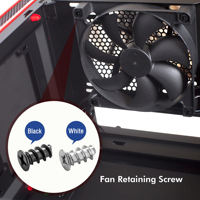 Kit de vis assorti pour réparation DIY, comprenant un ventilateur de boîtier d'ordinateur pour disque dur HDD, un support de carte graphique, un support de carte mère ATX et un support de carte mère