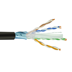 Câble LAN extérieur OWIRE <span class=keywords><strong>Cat</strong></span> <span class=keywords><strong>6</strong></span> <span class=keywords><strong>F</strong></span>/<span class=keywords><strong>UTP</strong></span> blindage extérieur en feuille 250MHz câble <span class=keywords><strong>Ethernet</strong></span> Gigabit stable en cuivre sans oxygène - Product Image 3