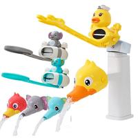 Dispositif pratique de cuisine de canard de dessin animé pour l'extension de robinet de lavage de bébé pour le lavage des mains d'enfants dans l'évier de salle de bain