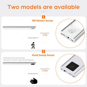 USB ricaricabile moderna armadio da cucina a <span class=keywords><strong>LED</strong></span> luce notturna portatile striscia di luce portatile - Product Image 3