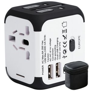 fábrica 5 V 2.4A UE Reino Unido AUS 4 en 1 cargador de viaje con doble carga puerto de carga USB adaptador de viaje - Product Image 4