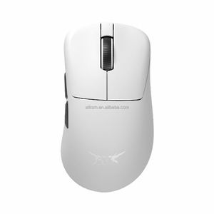 ATK Z1 Ultra Dual-Mode PAW3950 Ergonomic <b>Wireless</b> Gaming <b>Mouse</b> With Optical Sensor <b>for</b> Esports Hole-less Design White Gaming Mou - Product Image 3