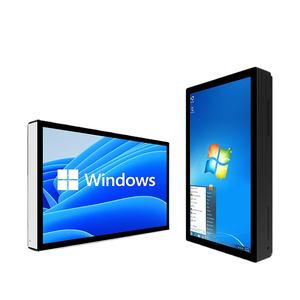 55 ''65'' 75 인치 방수 IP65 벽걸이 형 4K 광고 LCD 디스플레이 고휘도 3500nits 방진 야외 <span class=keywords><strong>TV</strong></span> - Product Image 4