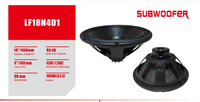 Haut-parleur de basses professionnel de 18 pouces, 2000W, aimant néodyme de 98 mm, bobine vocale de 4 pouces, 98 dB, 8 ohms, pour DJ, club, extérieur, live