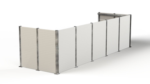 6 feet khung kim loại xử lý nhiệt gỗ phủ giảm tiếng ồn đường cao tốc đường sắt cầu cạn khu dân cư cách âm - Product Image 6