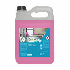 Italian Brand FL 12 x 1 lt Alcohol-based <b>detergent</b> For All Washable Surfaces For Polished Floors Controlled-foam - Product Image 2