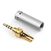 Connecteur Jack Audio Stéréo Plaqué Or 2,5 mm 4 Pôles TRRS Prise 2,5 MM