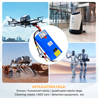 Paquete de Baterías de Litio Samsung 50S de 48V 30Ah Personalizado con Comunicación RS485, Fuente de Alimentación Profesional para Robot Cuadrúpedo