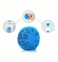 Bloc Nettoyant WC Automatique Bleu Effervescent OEM pour Toilettes - 2 Pièces
