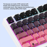 98% Gasket Mount Hot-swappable Switch USB-C Wireless Gaming Keyboard Mechanical PBT Keycaps 4000mAh Rechargeable Battery