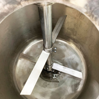 Cuve mélangeuse chauffante en acier inoxydable à double enveloppe pour le traitement des liquides