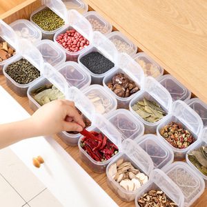 Spice Storage Container With Compartment Sealed Lid For Kitchen Condiments - Product Image 2