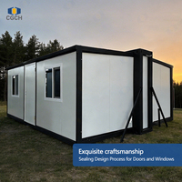 Maisons préfabriquées en acier léger extensibles CGCH 20 pieds 40 pieds, design moderne australien, pour villas, hôpitaux, écoles, hôtels