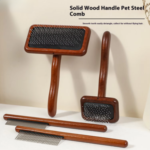 Venta al por Mayor de Peines de Madera para Eliminar el Pelo de Mascotas, Cepillo para el Cuidado de Perros y Gatos - Product Image 2