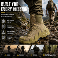 Bottes de combat tactiques personnalisées en gros OBM ODM pour hommes