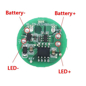 บอร์ดไดร์เวอร์ LED 4.5x4.5x3.8 โมดูลชาร์จประเภท C สามช่องสัญญาณเอาต์พุต DC 12V PWM หรี่แสงได้ สวิตช์ช่องสัญญาณเดียว - Product Image 4