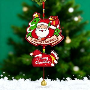 Ornements <span class=keywords><strong>de</strong></span> Noël Pafu Petits ornements suspendus <span class=keywords><strong>de</strong></span> Noël pour arbre Pendentifs suspendus pour décorations <span class=keywords><strong>de</strong></span> fête <span class=keywords><strong>de</strong></span> vacances avec ficelle - Product Image 4