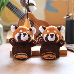 Llavero de peluche de mapache, juguete suave para niños y adorno para bolso, regalo unisex - Product Image 2