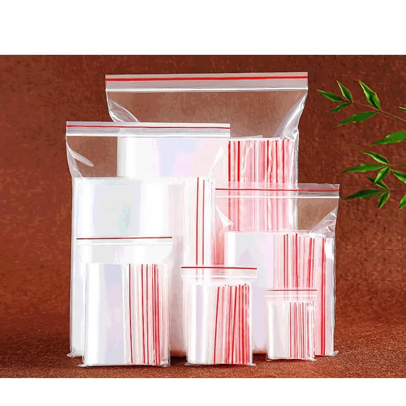 Jinshi personnalisé imprimé BOPP joint adhésif en-tête sac en plastique BOPP accessoires en plastique BOPP sac d'emballage avec joint adhésif