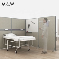 Meubles de bureau au design moderne, panneau de séparation en bois pliable flexible, séparateur de pièce mobile pour l'école, l'hôpital, Chine
