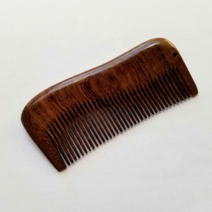Trending Natural Wood Hair Comb With Hand Printing Design Durable <b>Beard</b> Comb for Daily Hair <b>Care</b> Use - Product Image 1