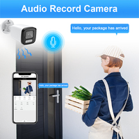 Caméra IP HFWS 2K 4MP, caméra PoE, Xmeye, sécurité, IP66, étanche, détection humanoïde, vidéosurveillance, CCTV extérieur, usine