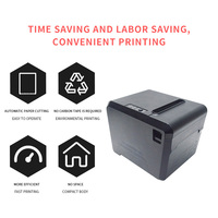 Petit coupeur automatique de point de vente, récepteur Usb et ethernet et étiquette d'expédition de cuisine, imprimante thermique de facture de billet intelligent