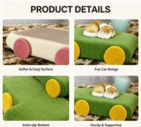 Cama para Gatos en Forma de Auto - Sofá Suave y Acogedor para Mascotas, para Descansar y Jugar, Duradero y Antideslizante