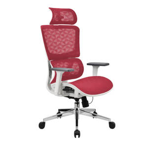 Silla de Oficina Ergonómica Moderna de Malla con Respaldo Alto, Reposacabezas Ajustable, Base de Aleación de Aluminio y Asiento Giratorio al por Mayor - Product Image 6