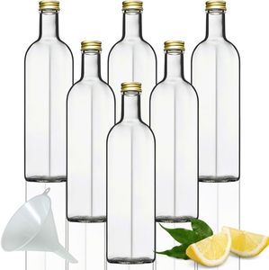 OEM Frosted Spraying Logo Printing 75cl 1L Taper Liquor Rum Gin Tequila Brandy Empty Vodka Glass Spirit Bottle 750ml Cork/<b>Screw</b> - Product Image 5