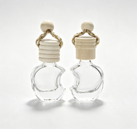 Flacon diffuseur de parfum en verre vide personnalisé et unique pour voiture, 5ml, 9ml, 13ml, avec bouchon à vis, sérigraphie et marquage à chaud givré