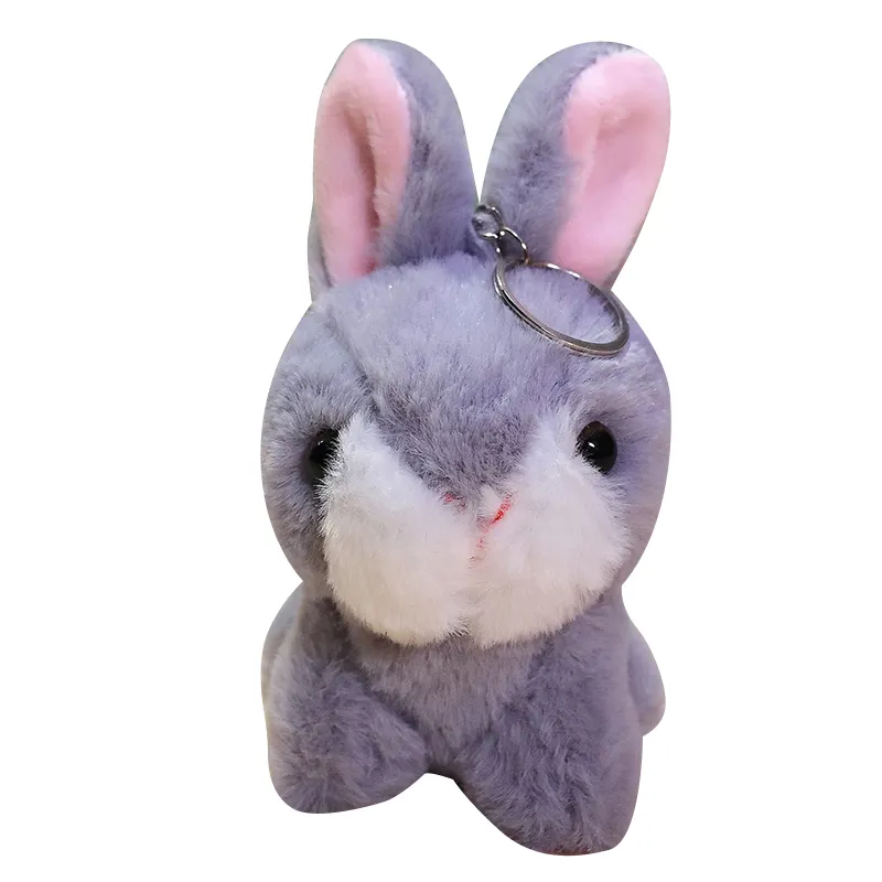 LLavero de conejo de peluche, conejo de pascua, Animal de peluche personalizado, nuevo diseño 2022