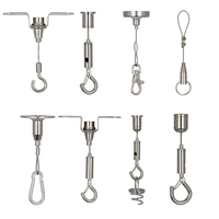 7X7 clips de câble en acier inoxydable câble pince pour lampe suspendue au plafond