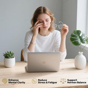 Enerji odağı Gummies zihinsel netliği arttırır stres ve yorgunluğu azaltır destek Hormonal denge beyin takviyesi - Product Image 2