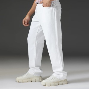 Jeans Carotte Femme Imprimé Effet Délavé Qualité Supérieure Coupe Large Slim Hiver Automne Style Hip Hop - Product Image 5