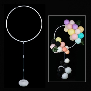 Hot Trends Reusable <strong>Circle</strong> Round <strong>Balloon</strong> <strong>Arch</strong> Stand Kit <strong>Balloons</strong> Wreath Ring Party Background BA023 - Product Image 2